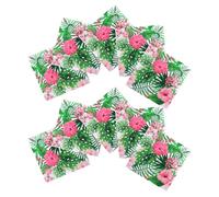 WRITWAA Serviettes Jetables Décoratives en Papier Motif Tropical pour Summer Carnival et Home, Accessoires Carnaval Indispensables, Sandales Femme Fête, Pack de 20 Pièces