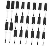 WRITWAA Set de 20 Pinceaux de Remplacement pour Vernis à Ongles Brosse Vide Brosse en Plastique Doux pour Application de Vernis à Ongles Liquide Gel avec Capuchons Outils de Manucure