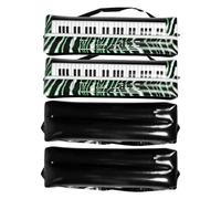 WRITWAA Set de 4 Instruments de Musique Gonflables en PVC, Piano Électronique Léger et Résistant à l'usure, Décoration pour Fête à Thème ou Soirée Musicale