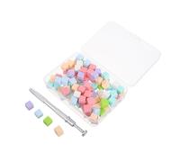 WRITWAA Set de Éponges pour Manucure avec Pince Applicatrice Mini Blocs Mousse Réutilisables pour Dégradés et Motifs Nail Art Outils Portables pour Usage Maison et Salon