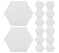 WRITWAA Set de Gabarits Hexagonaux en Papier Compatibles Couture Main et Machine Lot de 200 pour Patchwork pour Créatifs de Quilting