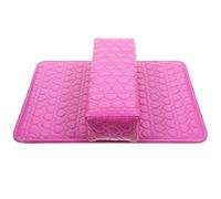 WRITWAA Set Manucure 1 Pièce Coussin Repose-main en Éponge et Cuir Pu pour Usage Personnel et Formation, Accessoire Pratique Protégeant le Comptoir, Plusieurs styles
