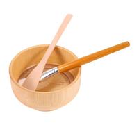 WRITWAA Set pour Masque Beauté Bol et Pinceau en Matériau Synthétique Résistant aux Déchirures et Chutes, Élégant pour DIY Masque Facial la Maison