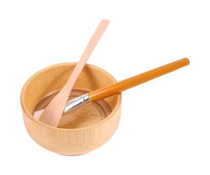 WRITWAA Set pour Masque Beauté Bol et Pinceau en Matériau Synthétique Résistant aux Déchirures et Chutes, Élégant pour DIY Masque Facial la Maison