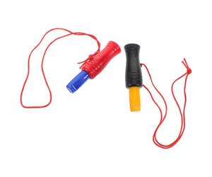 WRITWAA Sifflets à Canard 2 pièces Forme Bec pour Chasse et Observation des Oiseaux Sauvages - Accessoire Chasse pour Exploration Nature et Chasseurs Amateurs