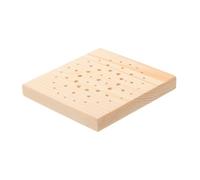 WRITWAA Socle de Présentoir Bois pour Poupée Argile avec Supports Circulaires Base de Séchage pour Figurines et Modèles Artisanaux