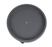 WRITWAA Support à roulettes Épais pour Pots de Fleurs Gris 320 MM Plateau Mobile pour Jardinière roulettes Soucoupe Résistante pour Intérieur et Extérieur Facilité de Déplacement et