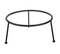 WRITWAA Support de Boule de Jardin en Métal Noir, Support Décoratif en Fer Forgé pour Sphère de 9 à 40 CM, Présentoir Stable et Résistant aux Intempéries, pour Terrasse et Jardin,
