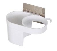 WRITWAA Support de Sèche Mural Organisateur de Salle de Bain Autocollant Rangement Pratique pour Sèche et Accessoires de Design Élégant et Facile à Installer
