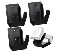 WRITWAA Support Mural Gain de Place pour Scanner de Code-Barres 3pcs en Plastique Noir, Rack Polyvalent pour Bureaux et Entrepôts