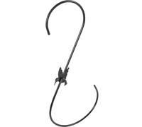 WRITWAA Support pour Plante Suspendue en Fer 30 CM Crochet Multifonction pour Mangeoires d'Extérieur et Pots de Fleurs Crochet Mural Décoratif pour Jardin et Terrasse