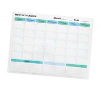 WRITWAA Tableau Calendrier Effaçable Pvc Autocollant pour Planification Mensuelle et Hebdomadaire, Facile à Installer, Design Amovible, pour Organisation Familiale