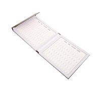 WRITWAA Tableau D'affichage De Couleurs D'ongles Gel 120 Pièces Format Livre Couleur Café Pour Professionnels Manucure Salon Nail Art Présentoir