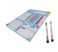 WRITWAA Tableau Magnétique de Récompenses pour Garçon Fille Comportement et Tâches Ménagères Pratique et Résistant Pour Garçons et Filles Dès Ans Apprentissage Couleur Couleur Aléatoire