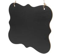 WRITWAA Tableau Mémo Mural Double Face Effaçable Marqueurs à Craie Petit Panneau Noir Suspendu pour Décoration Intérieure et Messages Panneau Mémo Mural Polyvalent pour Porte et Mur