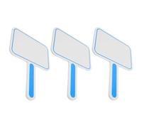 WRITWAA Tableaux Blancs Effaçables à Sec 3 Pièces Pagaies en Mousse Bleu, Polyvalents et Portables pour Notation et Vote Facile en Compétition