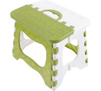 WRITWAA Tabouret Pliant Portable Facile à Ouvrir et Gain de Place Tabouret Pliable Simple et Pratique Vert en PP Maison Salon