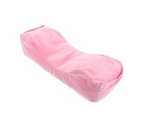 WRITWAA Taie D'oreiller Beauté Cils Coussin Repose-nuque De Salon Taies D'oreiller Pour Le Cou Fournitures De Salon De Beauté Accessoires Cils Flanelle Rose
