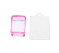 WRITWAA Tampon En Silicone Pour Nail Art Tampon Pour Nail Art Tampon Pour Vernis À Ongles Tampon Pour Nail Art Rouge