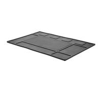 WRITWAA Tapis de Coiffeur Antidérapant en Silicone Magnétisme pour Outils de Coiffure 1 Pièce Organisateur Pratique pour Salon Solide et Flexible pour Ciseaux Tondeuses et Peignes