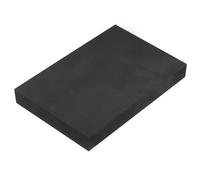 WRITWAA Tapis de Découpe pour Emporte-pièces en Cuir Noir en Caoutchouc et Plastique, Plaque de Poinçonnage Multifonctionnelle pour Travail du Cuir la Maison et Estampage Précis