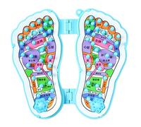 WRITWAA Tapis de Massage d'acupoint de pied Tapis massage acupression massage des pieds tapis d'acupression tapis de galets tapis d'acupuncture abdos Blue