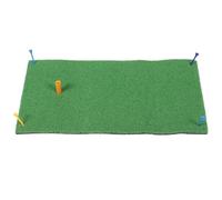 WRITWAA Tapis D'entraînement de Golf Intérieur Vert en Paille PP Réaliste et Réutilisable pour Practice Golfs Débutants et Professionnels