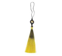WRITWAA Tassel Chinois Traditionnel pour Arts Martiaux Décor Élégant Dégradé Jaune et Facile à Fixer pour Tai Chi et Accessoires de Kung-fu