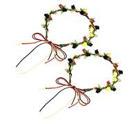 WRITWAA -tête De Noël Élégant - Lot De 2 Couronnes Décoratives Pour Cheveux - Coiffe Pour Femme - Idéal Pour Les Fêtes Et Événements