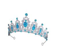 WRITWAA Tiare de la couronne baroque anniversaire couronne de reine robe de mariée Couronne de mariage accessoires de cheveux de mariage couronne de diadèmes de mariage Alliage de zinc