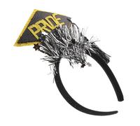 WRITWAA Tiare De Remise De Avec Pompon Bandeau Élégant Et Confortable Pour De Graduation Accessoire Pour Fêtes De Fin Études