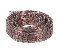 WRITWAA Tissu de Cuivre pour Bijoux Maille Élastique pour Création Trou à Boucher Projet Artisanal Fourniture de Bijoux Charme Unique