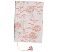 WRITWAA Tissu Doux avec Marque-page Pratique Couverture Décorative et Protectrice pour Cahiers Carnets et Scrapbooking Motif Floral Esthétique
