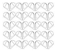 WRITWAA Trombones Métalliques Argentés Légers et Économes en Espace de Goutte D'eau 150 Accessoires Bureau Élégants pour École et Mémos