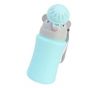 WRITWAA Urinoir de Voiture Portable pour Garçon et Filles Garçon Pot de Secours Léger et Compact Mini Bouteille Urinoir sans Fuite Toilette d'Urgence Extérieure Couleur Vert Clair