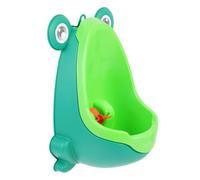 WRITWAA Urinoir Debout pour Tout-Petits Garçons Pot Urinoir en Plastique Vert Moulin à Vent Rotatif Bac Anti-Éclaboussures Élargi et Antidérapant Apprentissage Propreté pour Garçon et