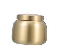 WRITWAA Urnes Cinéraires Laiton pour Cendres Animaux Ou Humaines Petites Urnes De Stockage Scellées Souvenirs Mémoriaux Décoratifs