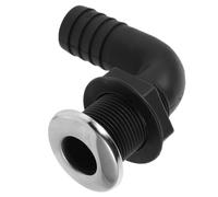 WRITWAA Vanne de Vidange d'eau du Bateau, Prise de Kayak de Pêche, Nylon Noir, Résistante à l'usure, pour Orifices de Sortie et Pont de Yacht, Équipement Marin