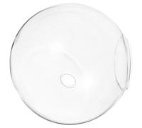 WRITWAA Vase Mural en Verre Transparent de 12 CM pour Plantes Hydroponiques et Aquatiques Support Suspendu Polyvalent pour Propagation de Plantes Aériennes Décoration Intérieure