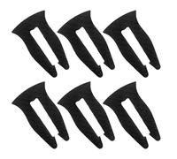 WRITWAA Verrous de Boutons de Cuisinière en Silicone Noir 6pcs pour Sécurité Garçon et Filles Risque Rotation Accidentelle la Cuisine