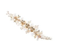 WRITWAA Vigne de Cheveux de Mariage Cristal avec et Perles Fausse et Filles Accessoires Élégants pour Mariage et Occasions Spéciales