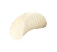 WRJAHCG Oreiller de Sarrasin, Oreiller Ferme cervicales rafraichissant, Coussin de Ergonomique en Forme de Croissant, pour la Nuque, Les épaules et Le Soutien Lombaire,Jaune