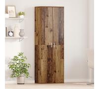 WRJENFSC Buffet haut en bois recyclé - 60 x 35 x 180 cm - En bois massif - Rectangulaire - Avec surface mate - Pour chambre à coucher, salon et bureau