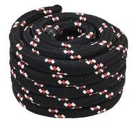 WRJENFSC Corde de bateau 25 m 4 cm en polypropylène flottante Noir/rouge