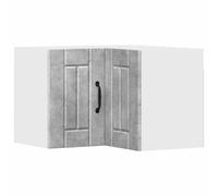 WRJENFSC Front de lave-vaisselle Lucca, façade de cuisine en bois au design gris béton, façade moderne pour cuisine encastrée, facile d'entretien, 57 x 57 x 40 cm