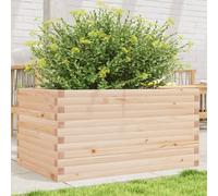 WRJENFSC Jardinière surélevée 90 x 60 x 46 cm en pin Non traité pour Potager Balcon, bac Potager extérieur et jardinière Haute Grande capacité pour Fleurs, Herbes ou légumes