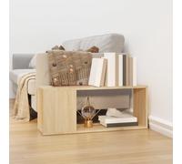 WRJENFSC Meuble TV en chêne Sonoma 80 x 24 x 32 cm - Meuble de salon étroit avec compartiment ouvert pour espace de rangement - Design élégant et durabilité