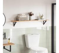 WRJENFSC Plateau Acacia 140x20x2 cm, Surface Salle à Manger/Cuisine, réversible