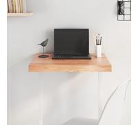 WRJENFSC Plateau chêne 60×40 cm Verni 2-6 cm Dessus Bureau Cuisine Salon