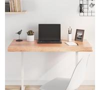 WRJENFSC Plateau de table 100 x 40 cm en chêne massif laqué avec bord d'arbre comme plateau de bureau moderne ou plan de travail de cuisine, robuste, pour le salon, le bureau, le balcon
